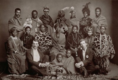 The African Native Choir, 1891 by English School